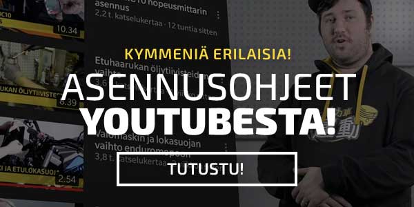 asennusohjeet löydät Moposportin youtube-kanavalta